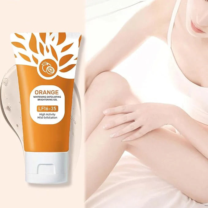 Orange Brightening Exfoliating Gel – Deep Cleansing & Glow Boost Peel Gel